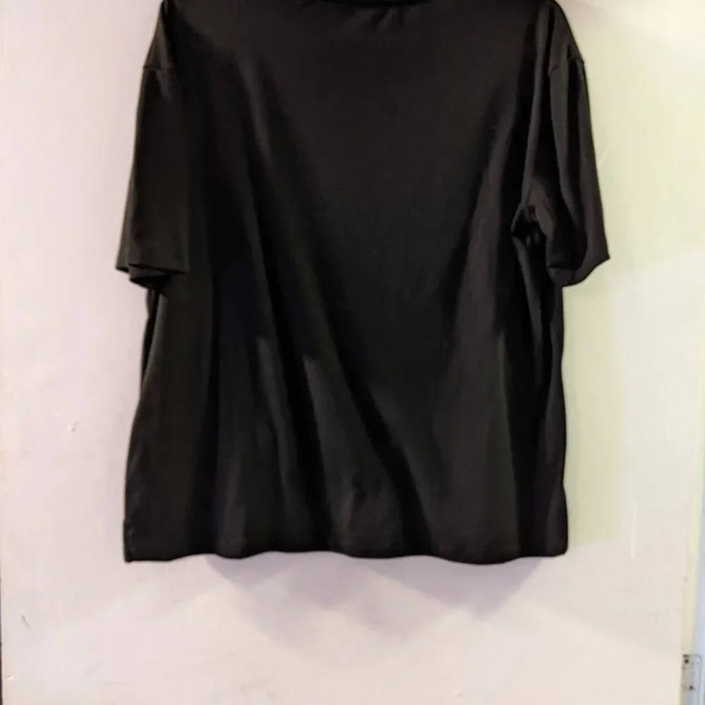 "Les Amis" Floral Embroidered Tee in Size L - Picture 14 of 16